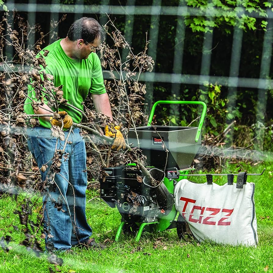 Amazon.com : Tazz Chipper Shredder 35259, Heavy Duty 212cc